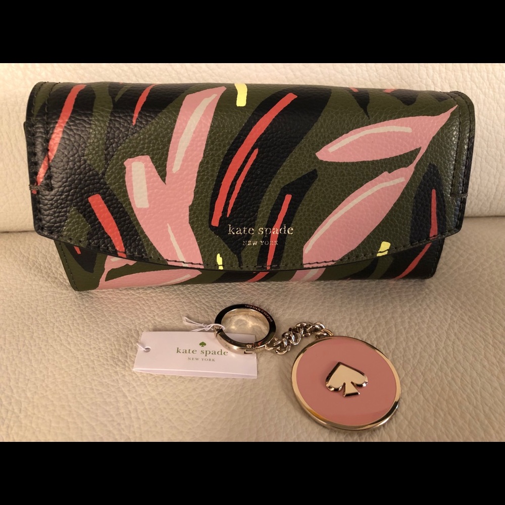 KATE SPADE Wallet on a Chain & FOB